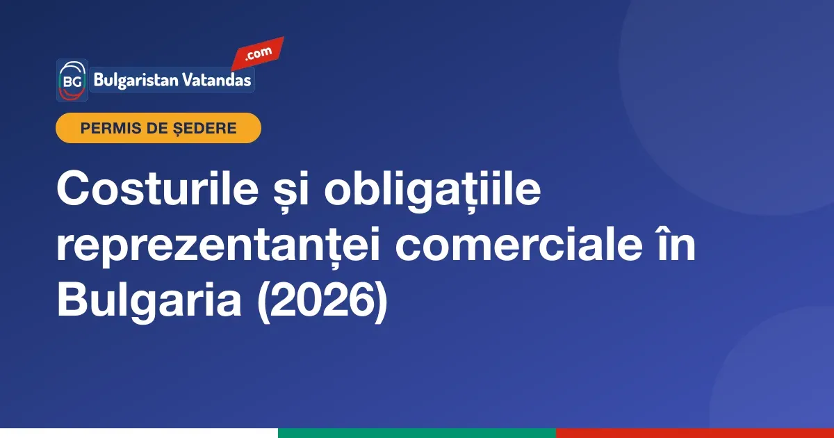 Costurile și obligațiile unei reprezentanțe comerciale